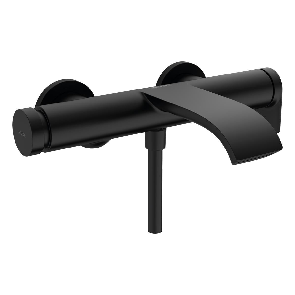 Смеситель для ванны Hansgrohe Vivenis однорычажный Черный матовый (75420670)