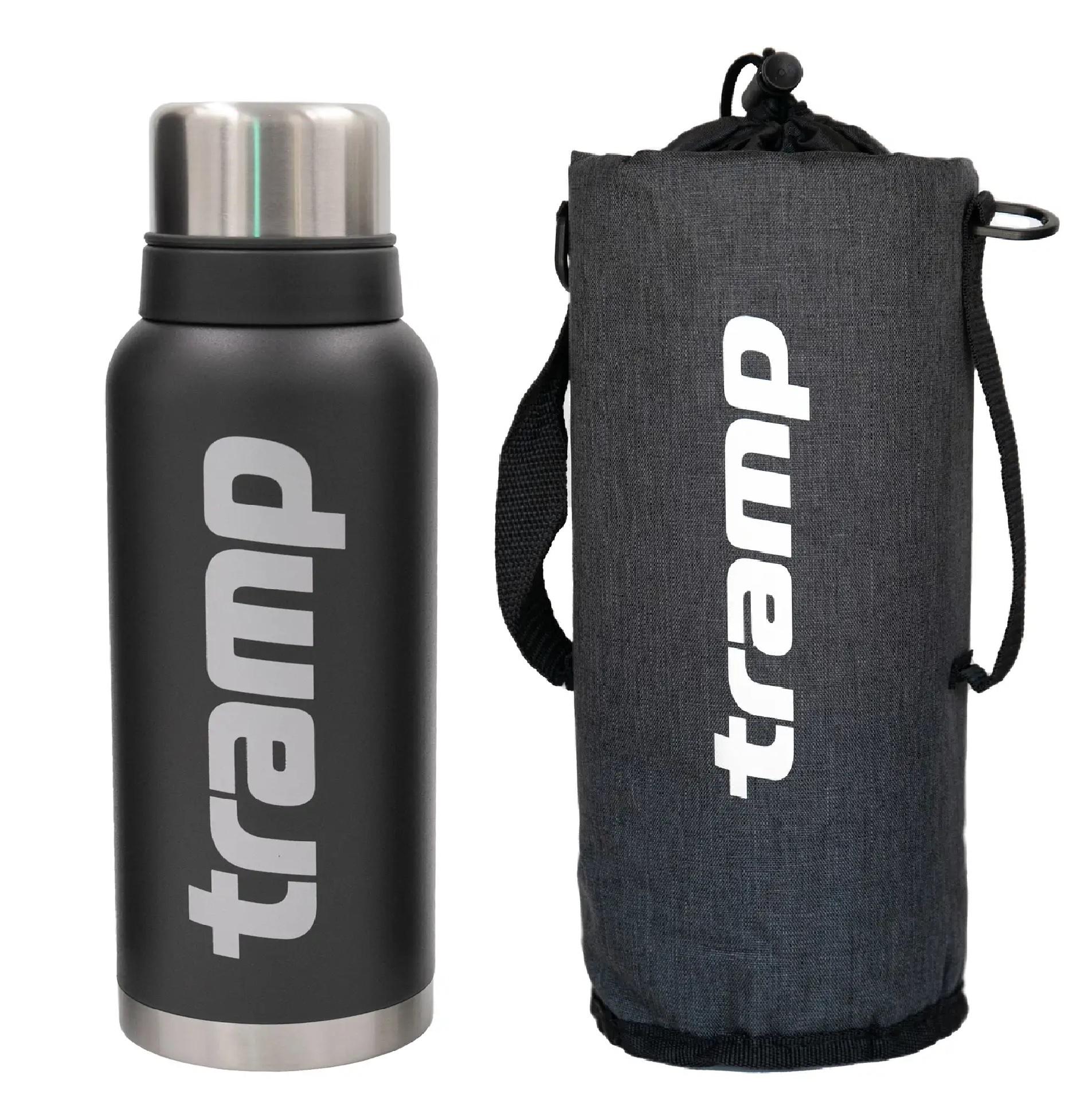 Термос Tramp Expedition 1,2 л + термочехол Grey (STAN-12GRY)