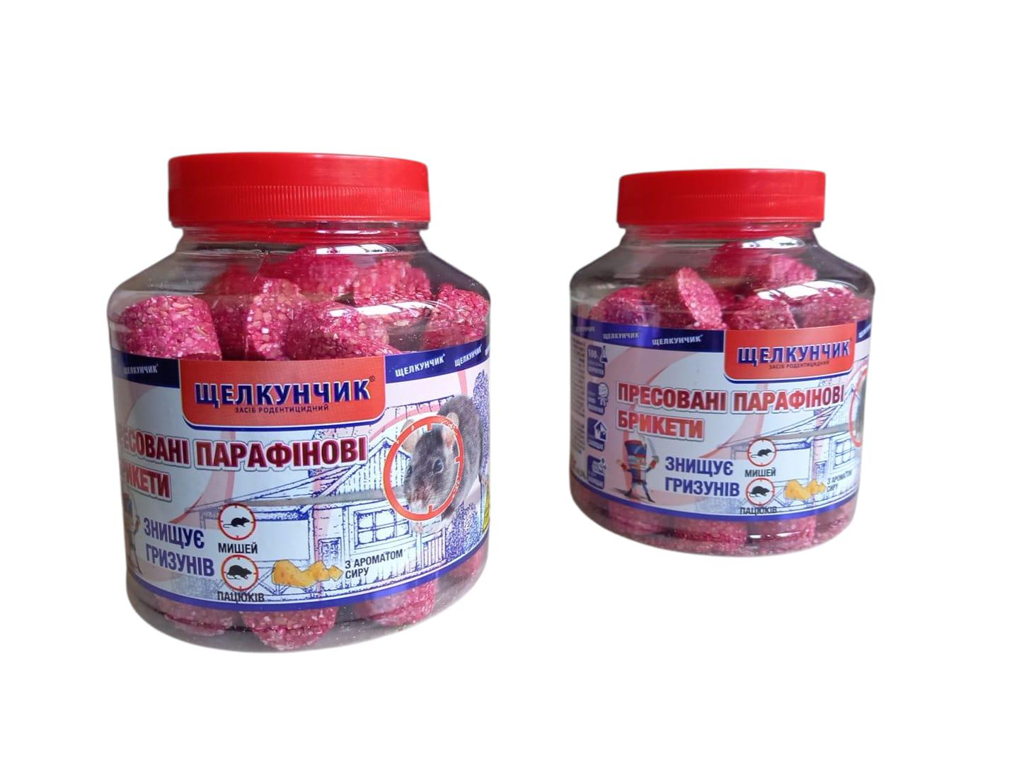 Брикети парафінові від гризунів Щелкунчик 320 г (29186822) - фото 2