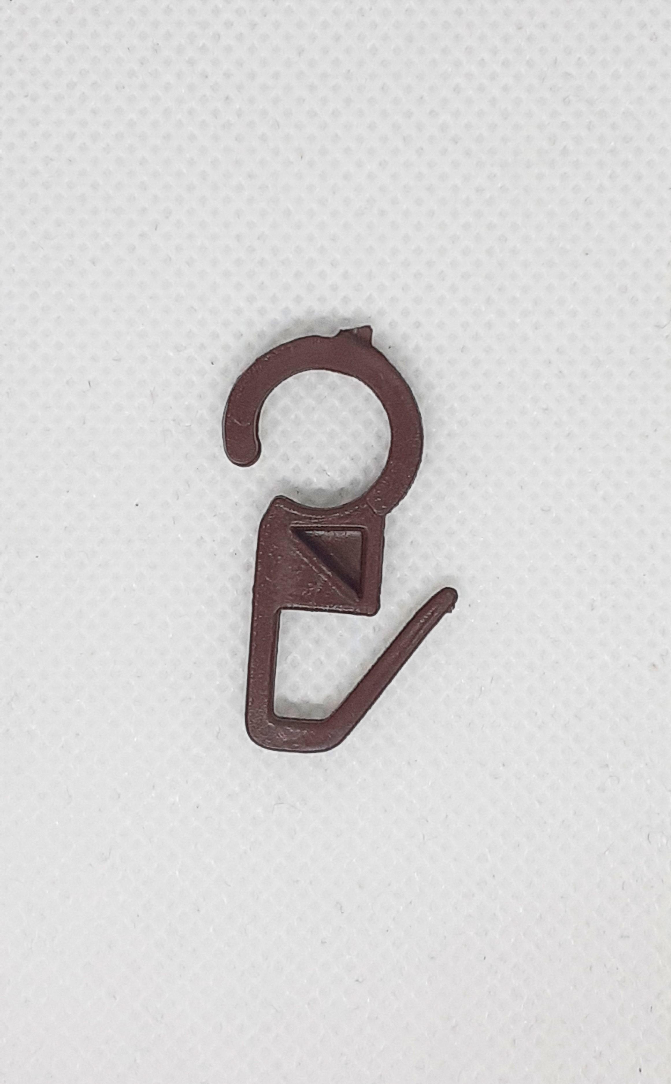 Крючок Mardom пластиковый 10 шт. Шоколадный - фото 2