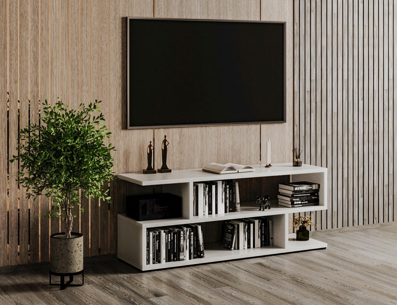 Тумба ТВ Moreli Id27-178 1400x526x398 мм Белый (id27-178-white)