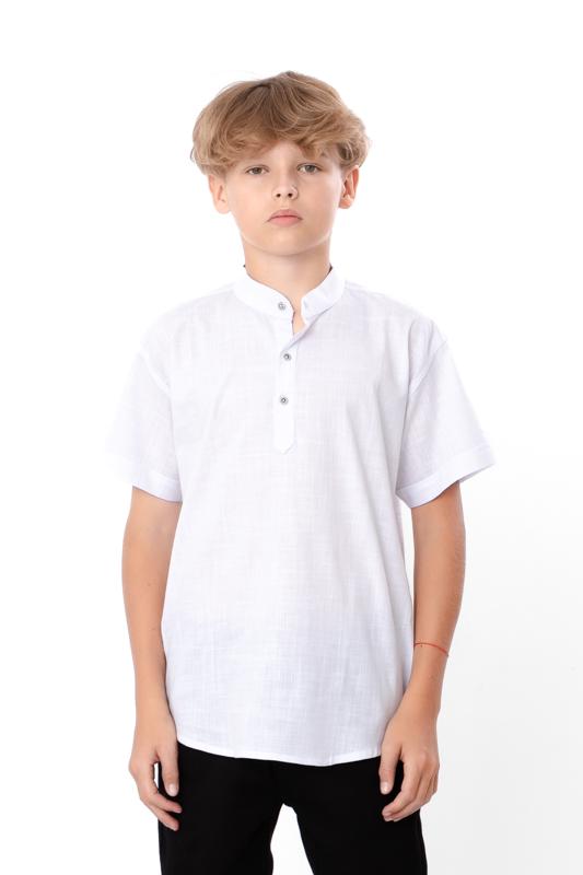 Сорочка для хлопчика Носи Своє р. 10 Білий (11821) - фото 3 Сорочка для хлопчика Носи Своє р. 10 Білий (11821) - фото 3