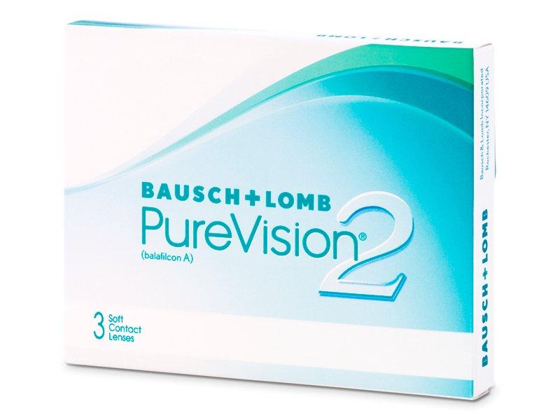 Контактні лінзи Bausch & Lomb PureVision 2 -10,00 3 шт. (/3/пв/1000/)