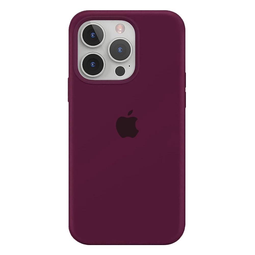 Силиконовый Чехол Накладка Silicone Case для iPhone 13 Pro Max Maroon
