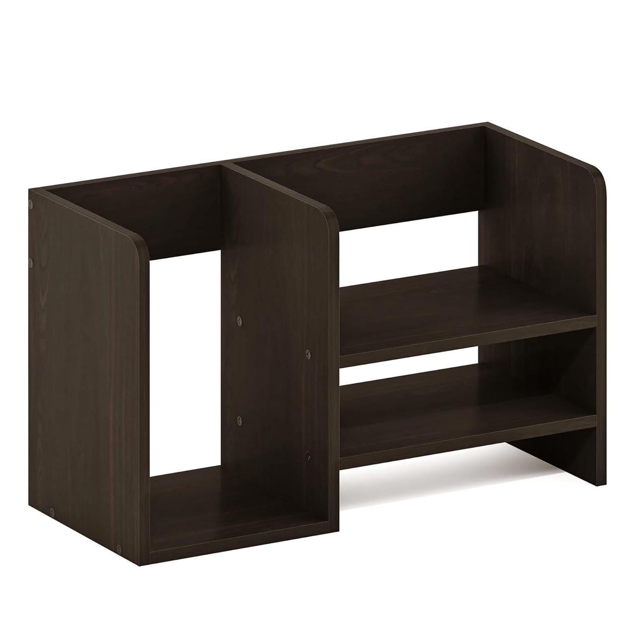 Полка книжная настольная из дерева Паранго Мокко (КПА-017410)