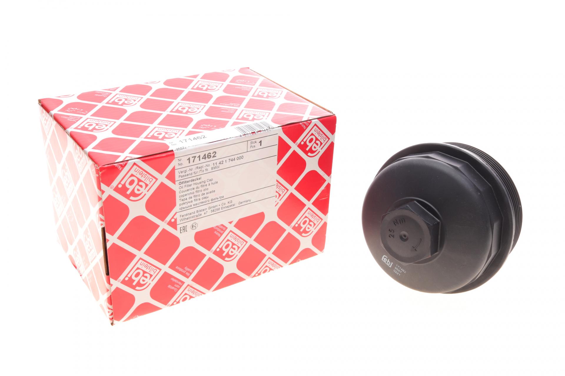 Крышка фильтра масляного FEBI BILSTEIN для BMW 3 E36/E46/5 E39/E60/X3 E83/E53 90-09- (171462)