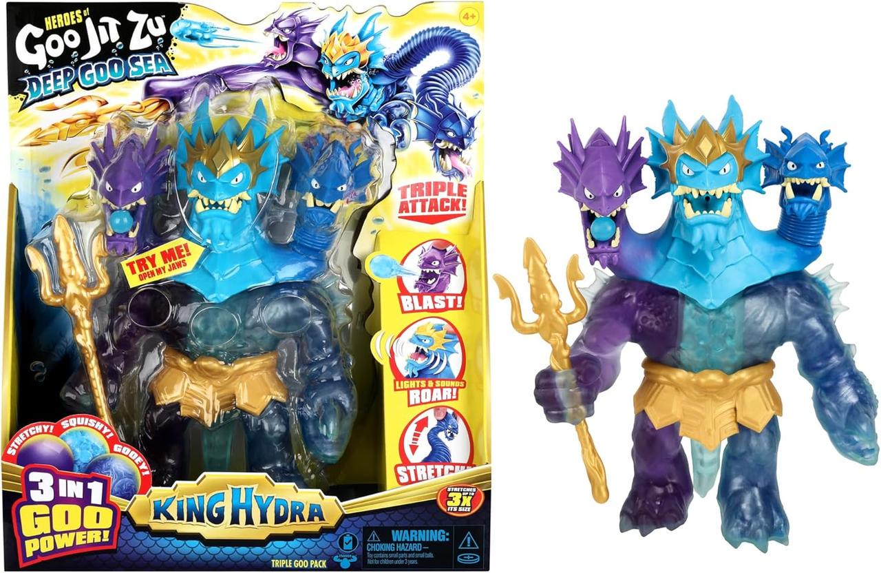 Дитяча ігрова фігурка Тянучка Гу Джіт Зу Король Гідра Heroes of Goo Jit Zu Deep Goo Sea King Hydra (42576)