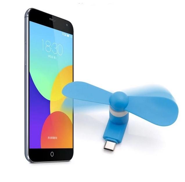 Мини-вентилятор для телефона Type-C