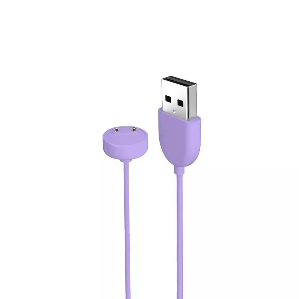Зарядний пристрій для фітнес-браслету Mi Band 5/6/7 Purple (551774) Зарядний пристрій для фітнес-браслету Mi Band 5/6/7 Purple (551774)