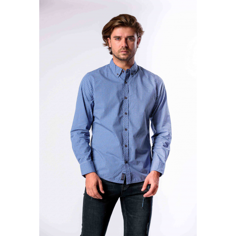 Сорочки чоловічі Lee Cooper 10295687 S Блакитний - фото 1