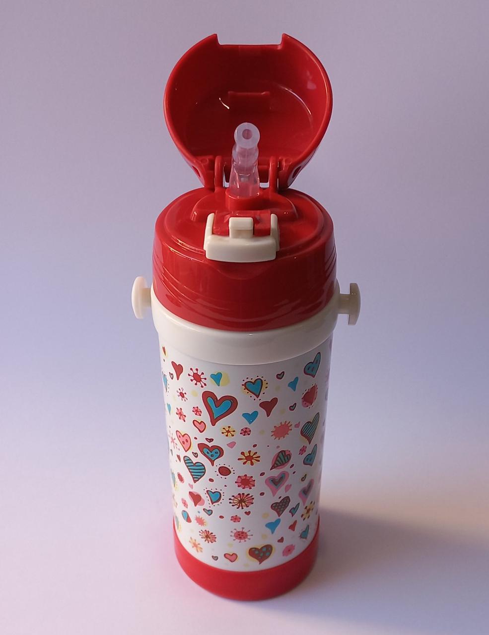 Термос дитячий A-PLUS 320 мл із трубочкою Червоний (1776red) - фото 4 Термос дитячий A-PLUS 320 мл із трубочкою Червоний (1776red) - фото 4