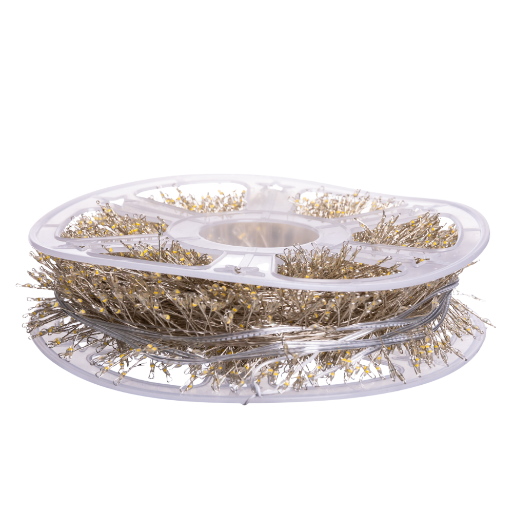 Мережева гірлянда-нитка кімнатна роса хвойна лапа 50 м 1500 LED світлодіодів Білий/Мультиколір (D1500L50MWML) - фото 8 Мережева гірлянда-нитка кімнатна роса хвойна лапа 50 м 1500 LED світлодіодів Білий/Мультиколір (D1500L50MWML) - фото 8