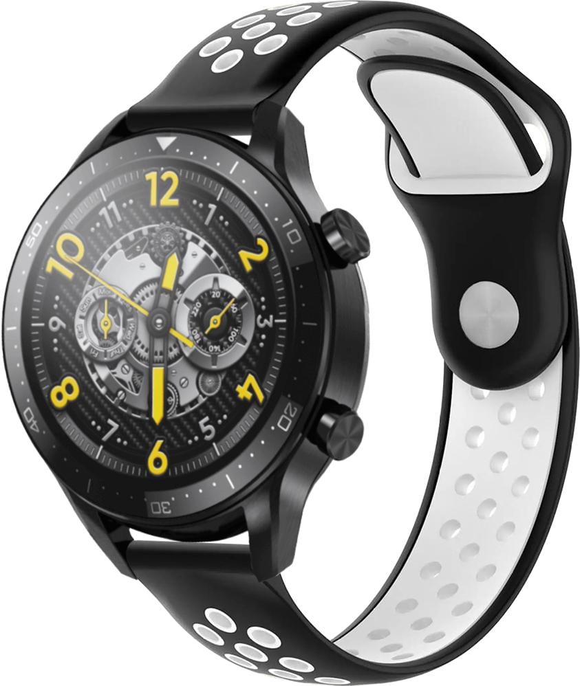 Ремешок Sport для Realme Watch S Pro 22 мм Black/White (23055-1E)