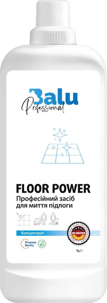 Средство для мойки полов профессиональное BALU FLOOR POWER 1 л (00000015141)
