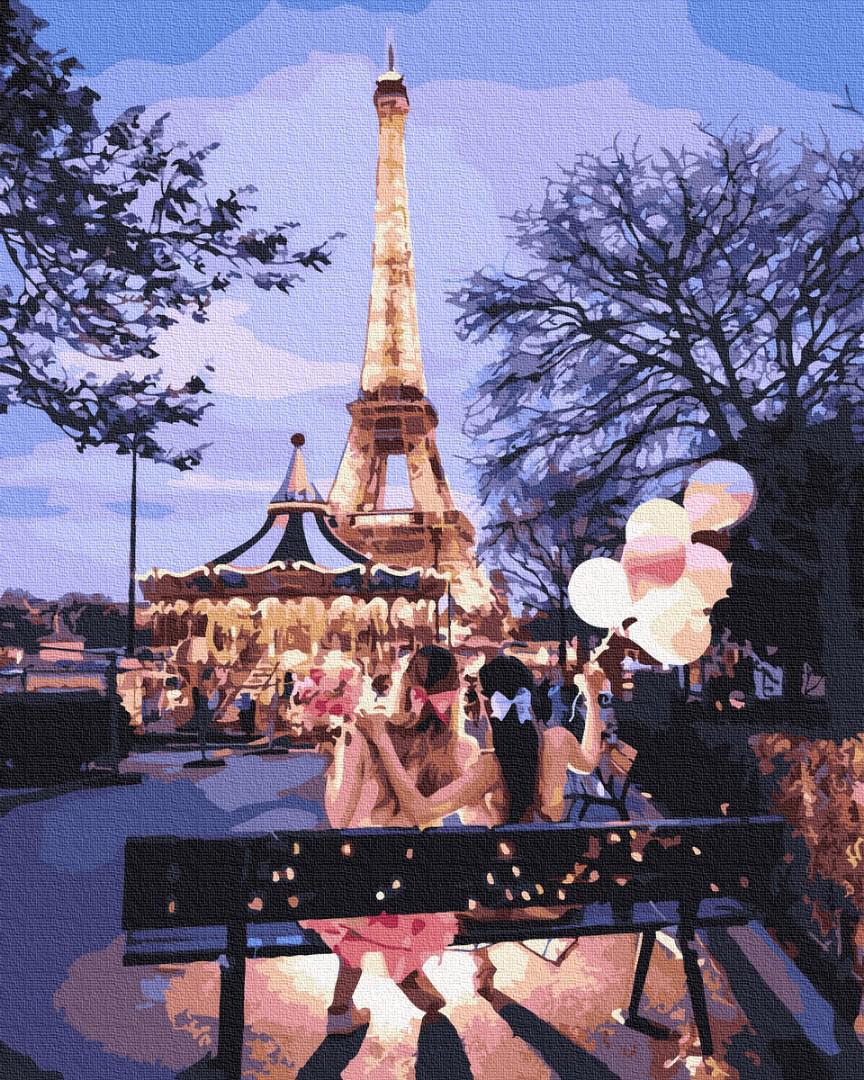 Картина по номерам Brushme "Подружки в Париже" 40х50 см (BK-GX32088) Картина по номерам Brushme "Подружки в Париже" 40х50 см (BK-GX32088)