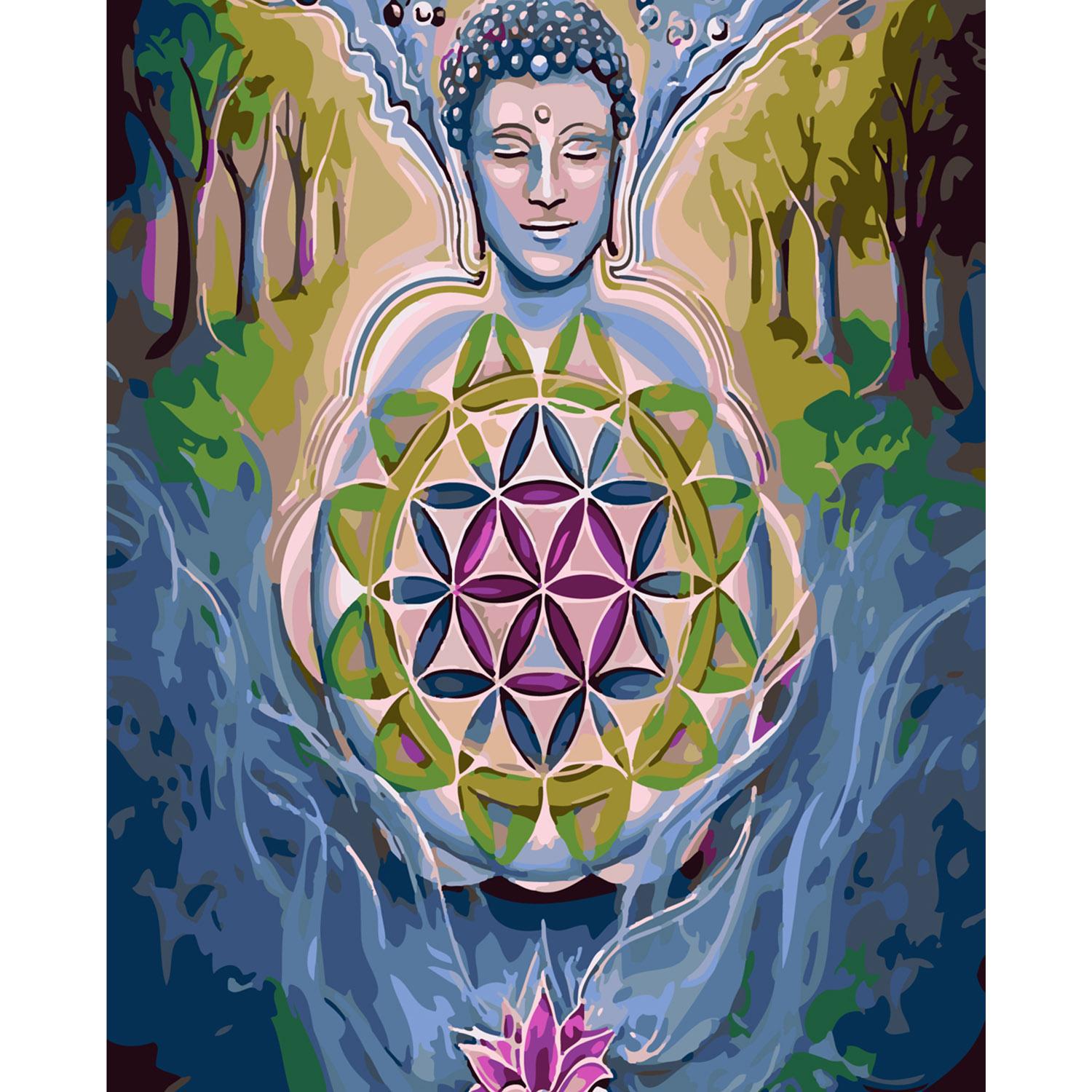 Картина по номерам Strateg Тайная чакра 40х50 см (SY6230)