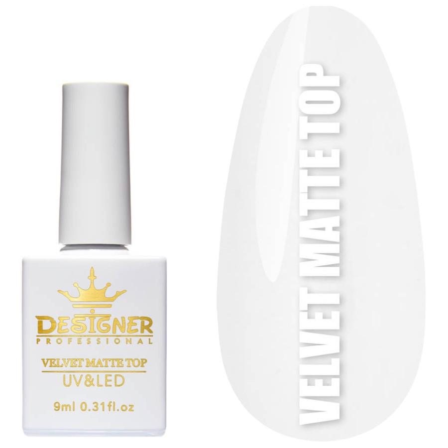 Топовое матовое покрытие Designer Professional Velvet Matte Top 9 мл