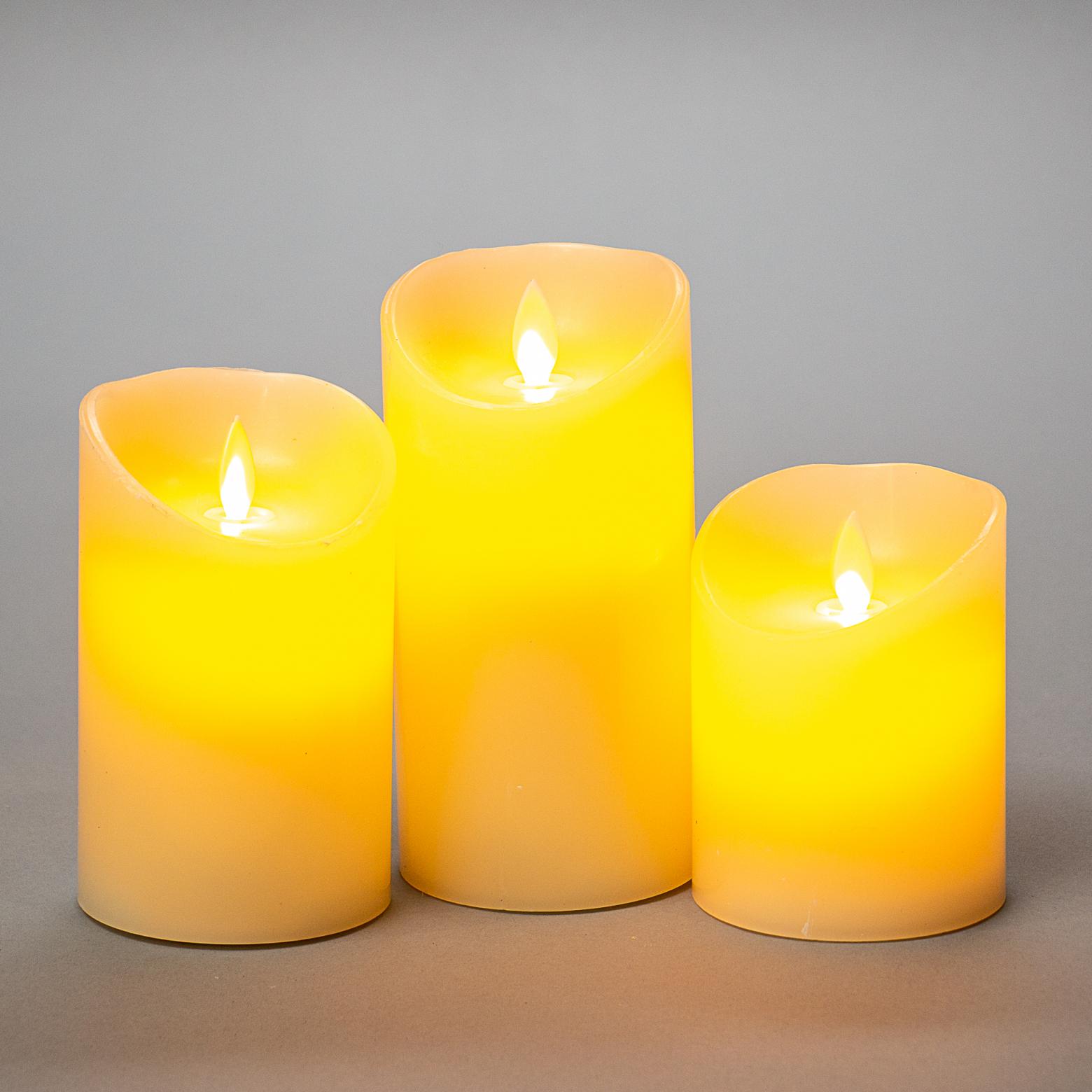 Набор свечей на батарейке Elisey 3 шт. (8518-001) - фото 2 Набор свечей на батарейке Elisey 3 шт. (8518-001) - фото 2