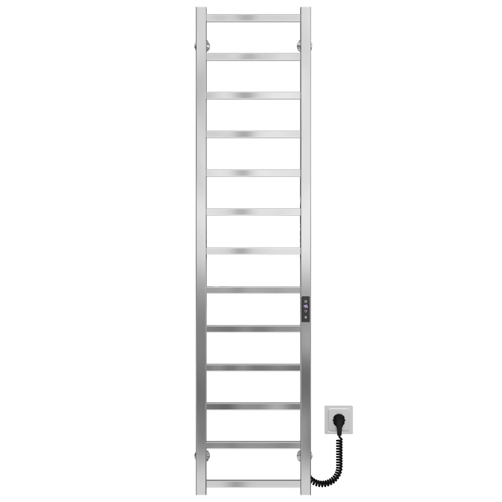 Рушникосушарка електрична Deffi Forest П13 JD04 нержавіюча сталь 400х1400 мм Хром (A.FR.140.40.13.E.C.R.2)