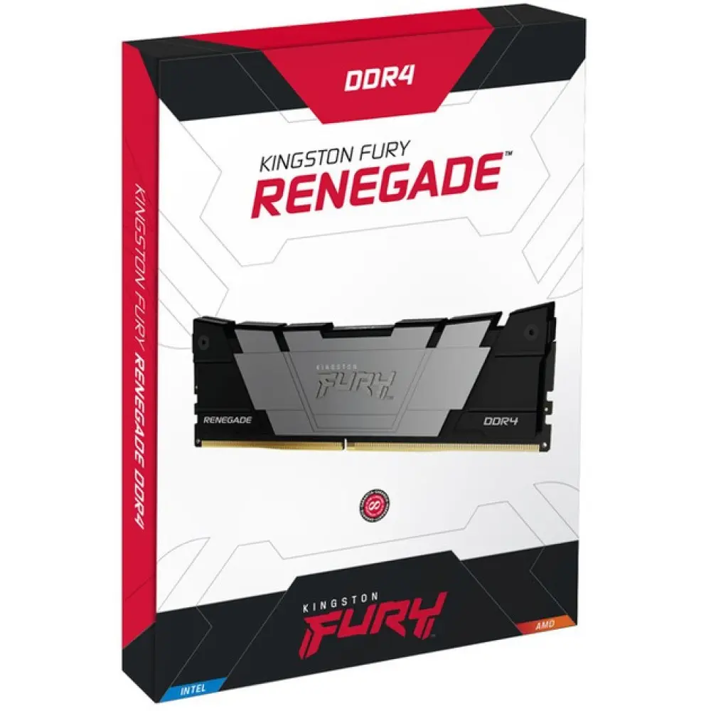 Оперативная память Kingston Fury Renegade DDR4 2x16GB/3600 Black (KF436C16RB12K2/32) - фото 2 Оперативная память Kingston Fury Renegade DDR4 2x16GB/3600 Black (KF436C16RB12K2/32) - фото 2