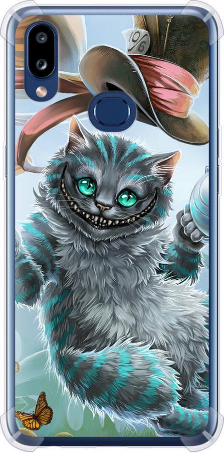Чехол на Samsung Galaxy A10s A107F Чеширский кот 2 (3993sp-1776-42517) Чехол на Samsung Galaxy A10s A107F Чеширский кот 2 (3993sp-1776-42517)