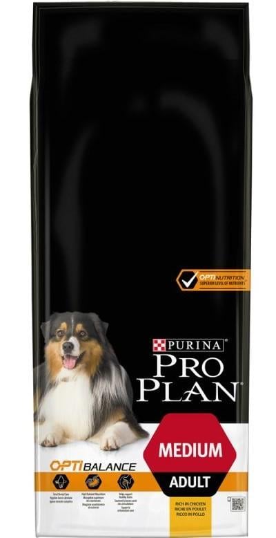 Корм сухий Purina Pro Plan Dog Medium з куркою 14 кг (7613035120488)