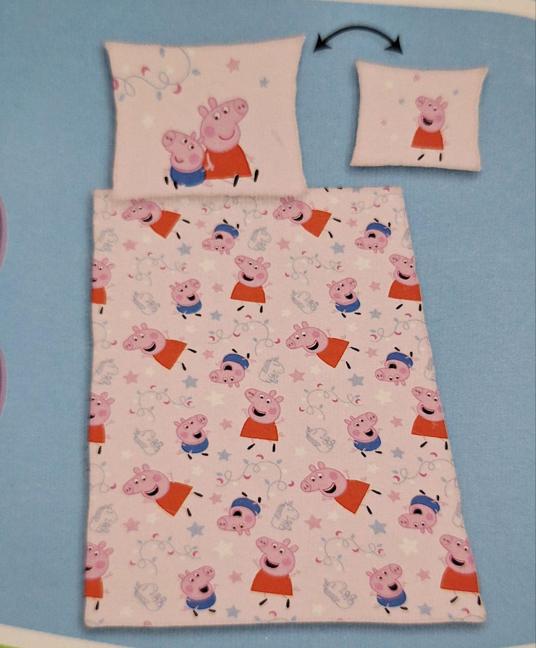 Пододеяло Peppa Pig из фланели 140х200 см с наволочкой 70х90 см (1681) - фото 5 Пододеяло Peppa Pig из фланели 140х200 см с наволочкой 70х90 см (1681) - фото 5