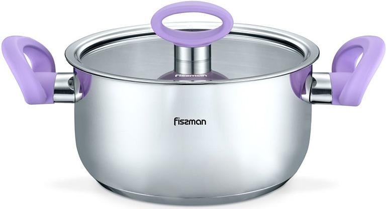 Кастрюля Fissman Veronica с бакелитовыми ручками 6,1 л