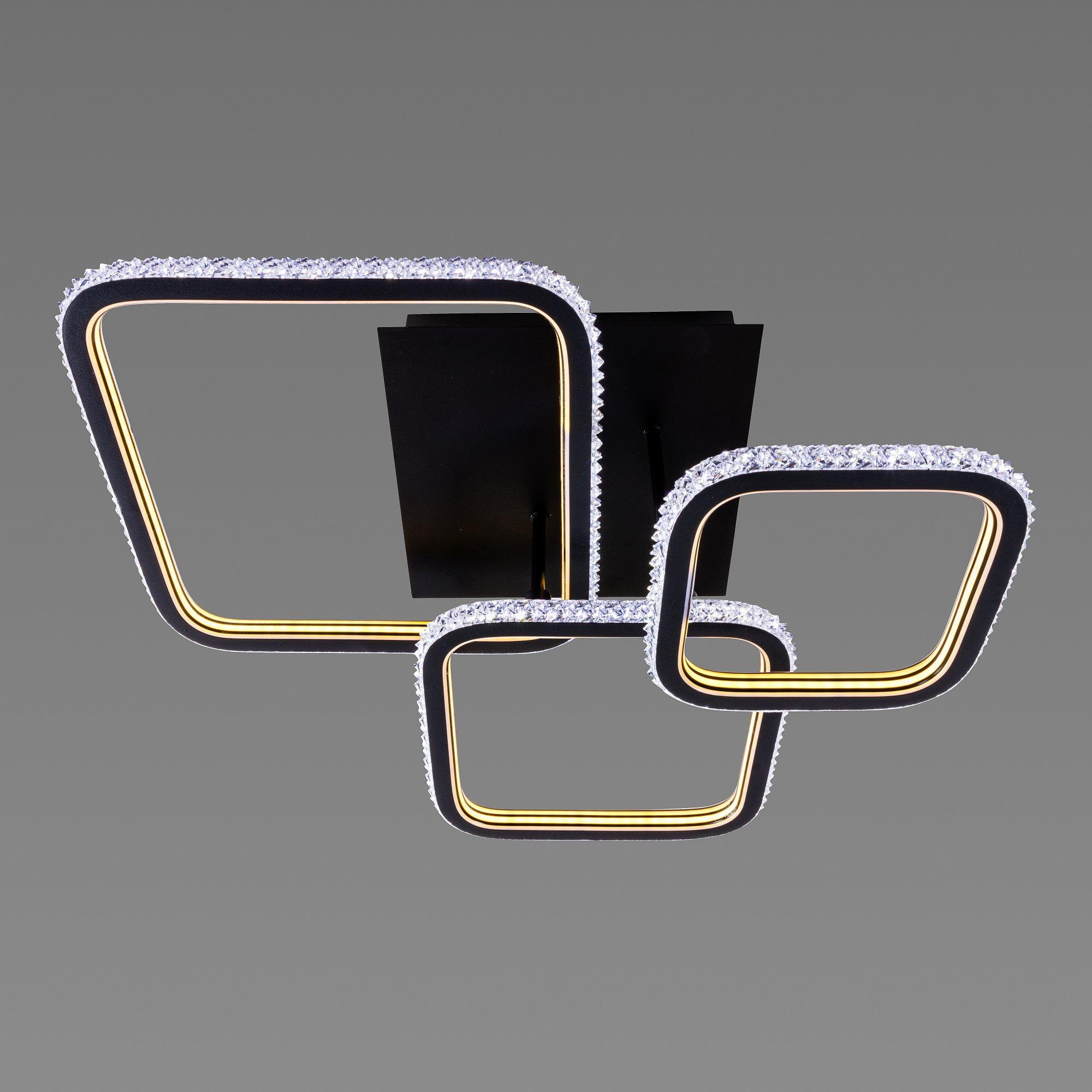 Люстра светодиодная акриловая Sirius B YH917/3 BK