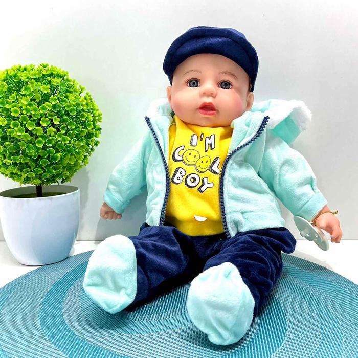 Кукла пупс Мой малыш мягконабивная 44 см (M 5924 D)