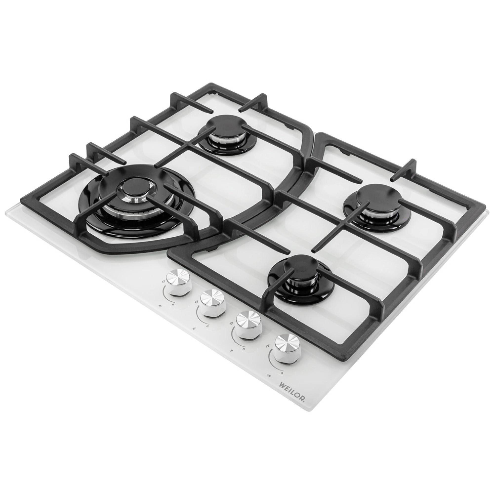 Варочная поверхность газовая WEILOR GG W 644 WH - фото 4 Варочная поверхность газовая WEILOR GG W 644 WH - фото 4