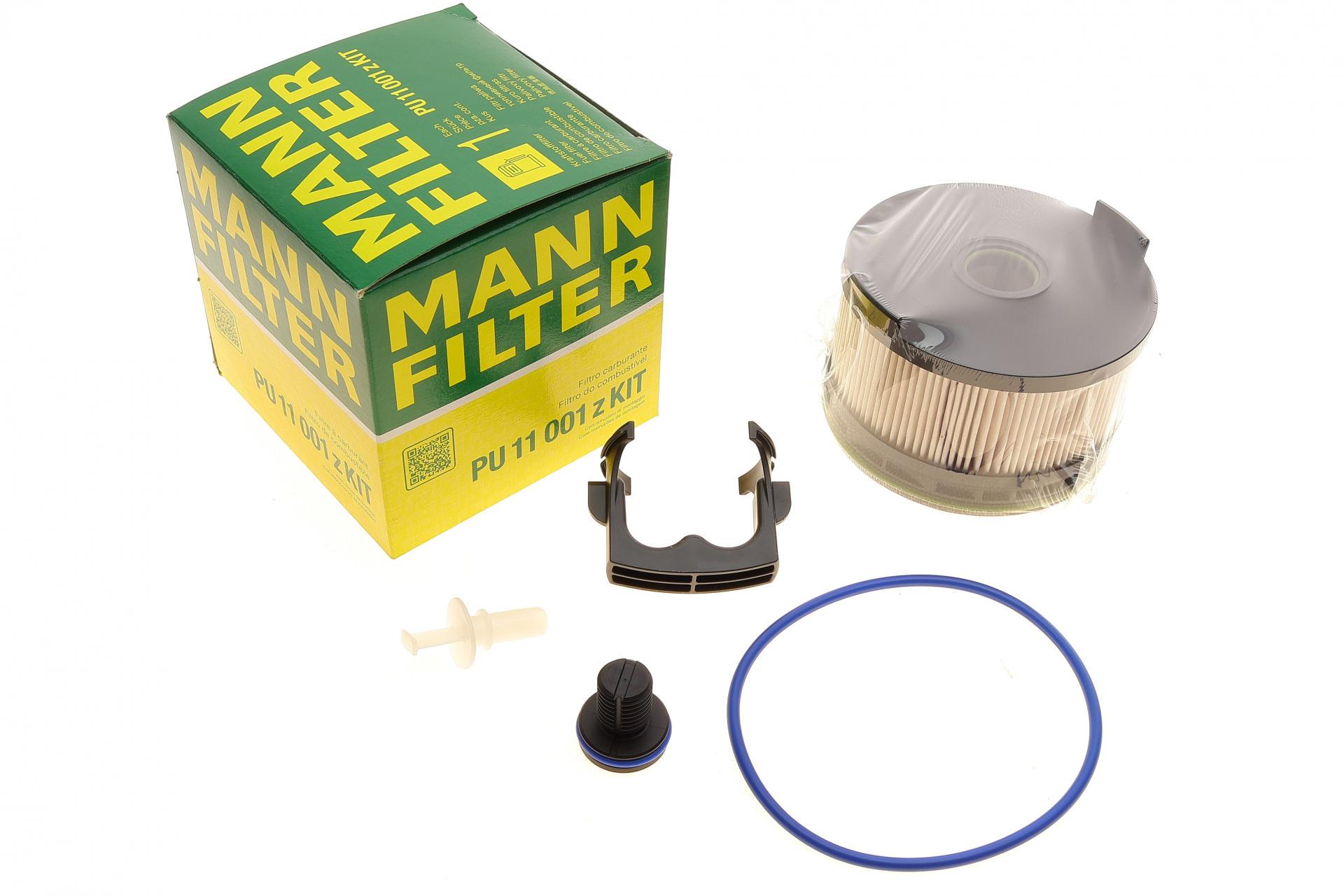 Фильтр топливный Mann-Filter для MB Sprinter 907,910 OM654 20-/Vito W447 19-/S-class W223 OM656 17- (PU 11 001 Z KIT)