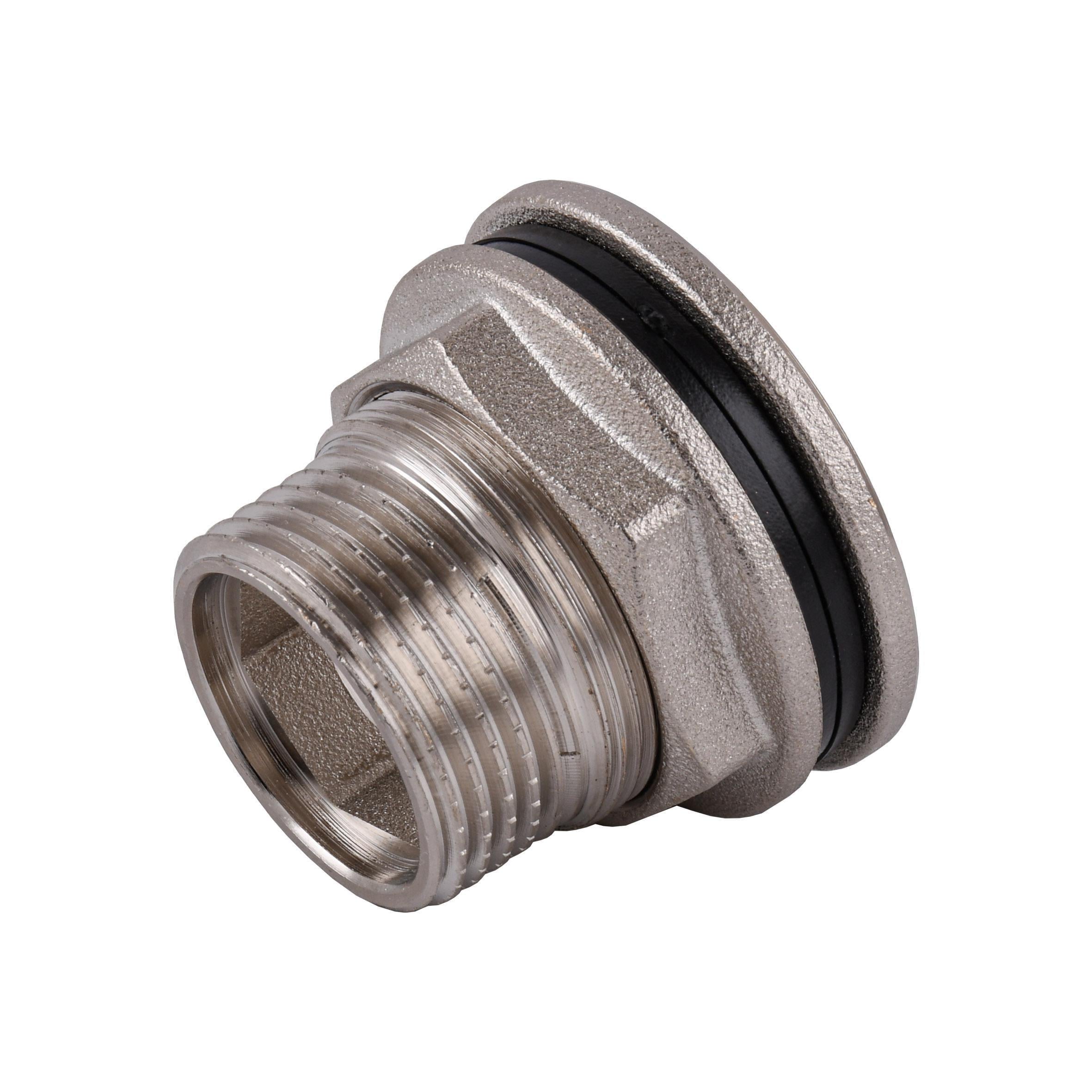 Врезка в бак Optimum NO305R 1"С никелированное усиленное (000030745)