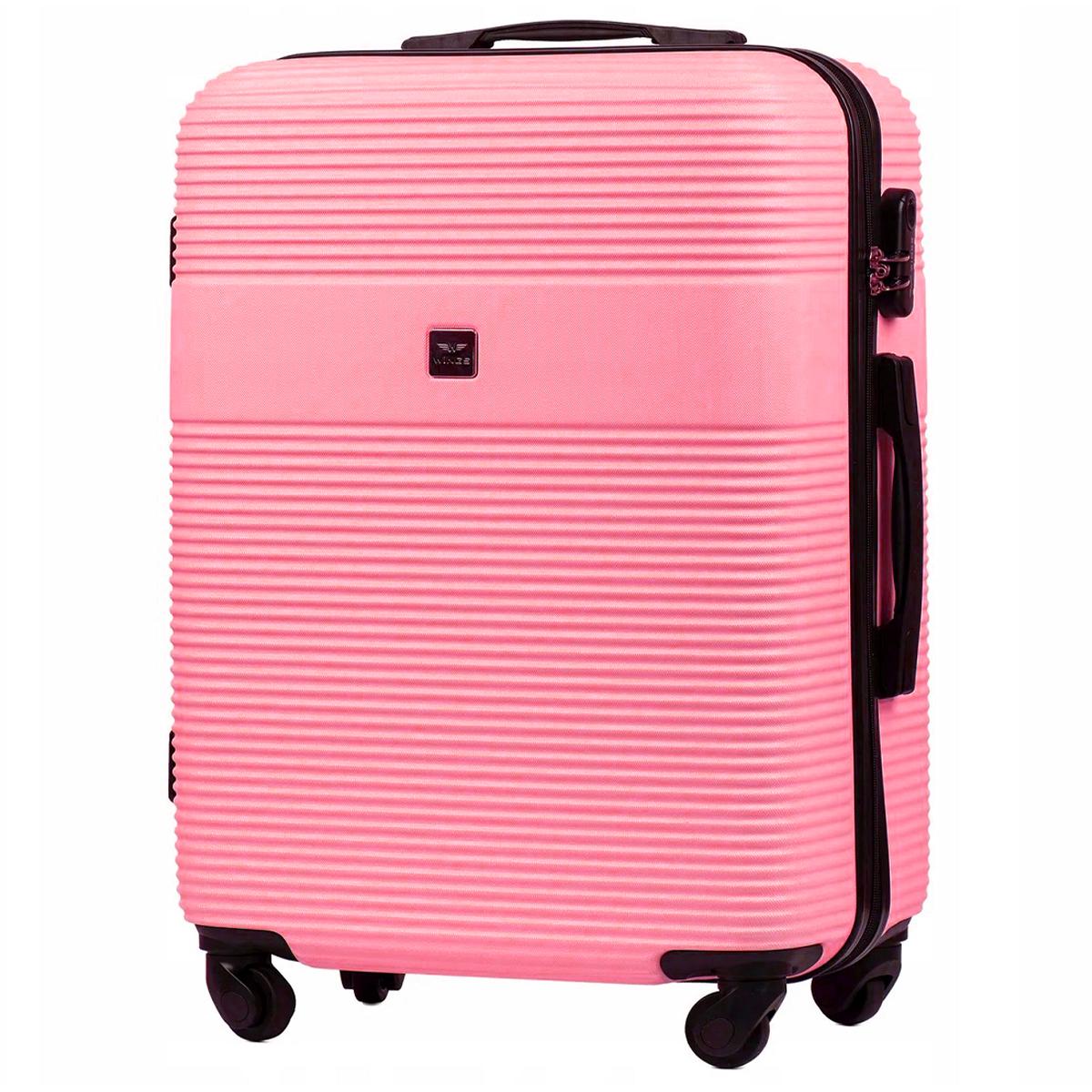 Чемодан Wings 5398 маленький пластиковый Розовый (Wp00583)