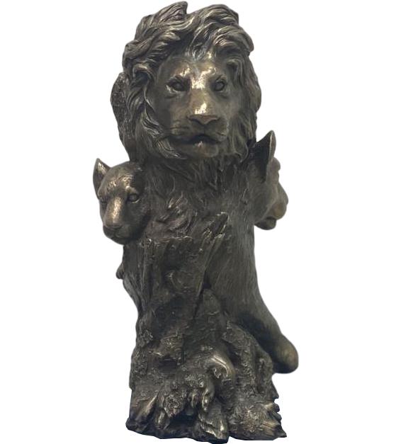 Статуетка Ваза Veronese Леви 32 см з бронзовим покриттям (71528V1)