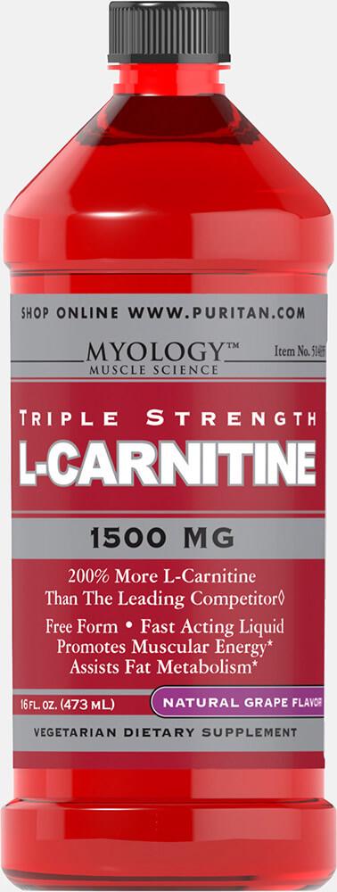 Жиросжигатель L-Carnitine Grape 16 oz Liquid 1500 мг