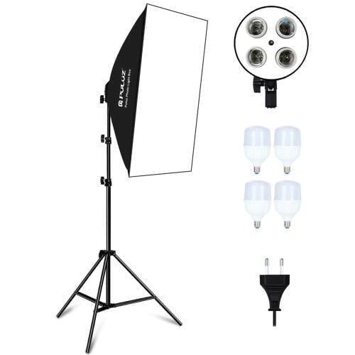 Софтбокс Puluz PU5071E 50х70 см 80 Вт Е27 и штатив 2 м (34630250)