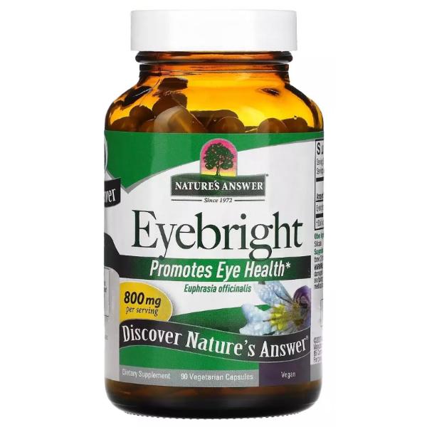 Комплекс для профилактики зрения Nature's Answer Eyebright 800 мг 90 вег. капс. (000022203) Комплекс для профилактики зрения Nature's Answer Eyebright 800 мг 90 вег. капс. (000022203)