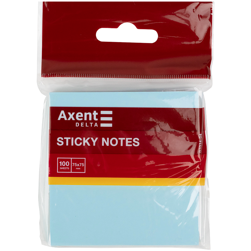 Бумага для заметок Axent Delta 75x75 мм 100 листов D3314-04 Синий (4250804823381)