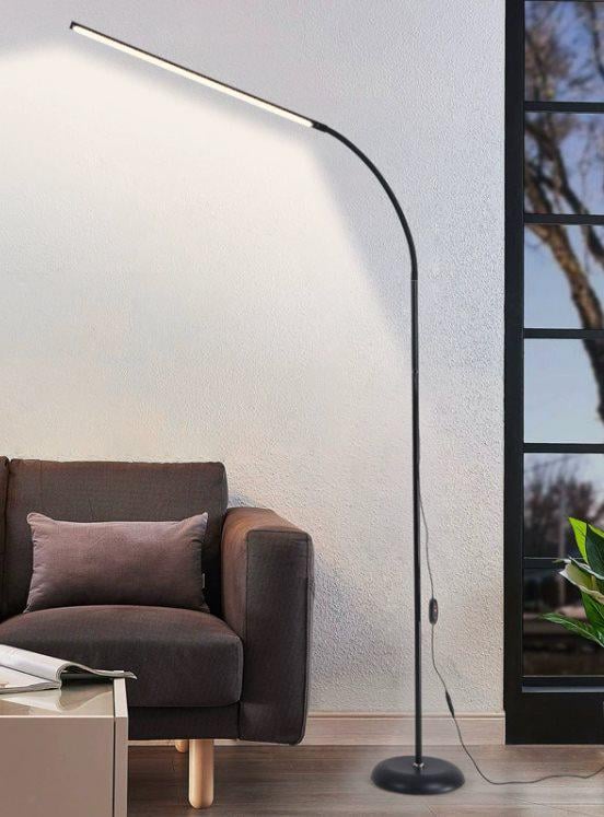 Торшер современный светодиодный Valeso 6028-300 BK Черный