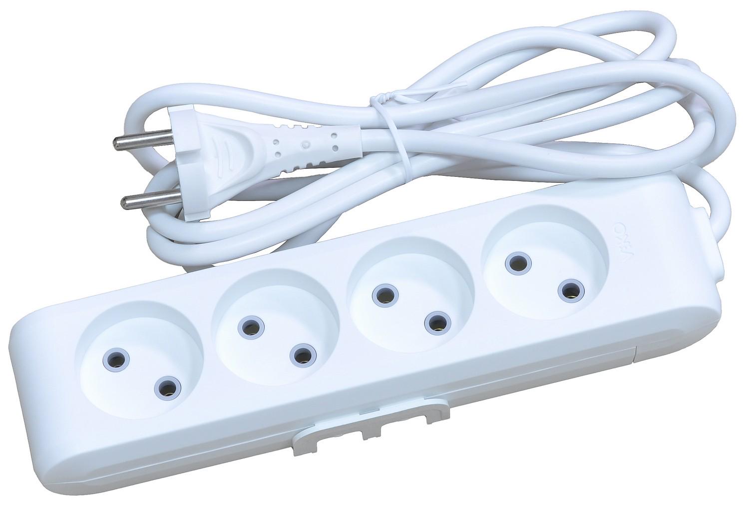 Удлинитель Viko Multi-Let без заземления 4 гнезда 2 м (90112402)