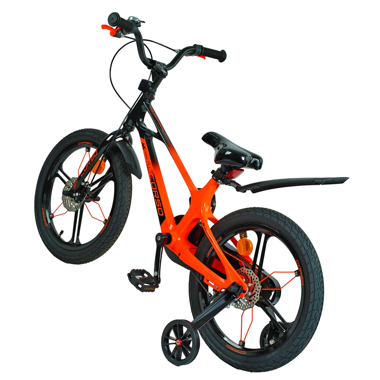 ᐉ Детский велосипед Corso Elite 18" с магниевой рамой и дополнительными ...