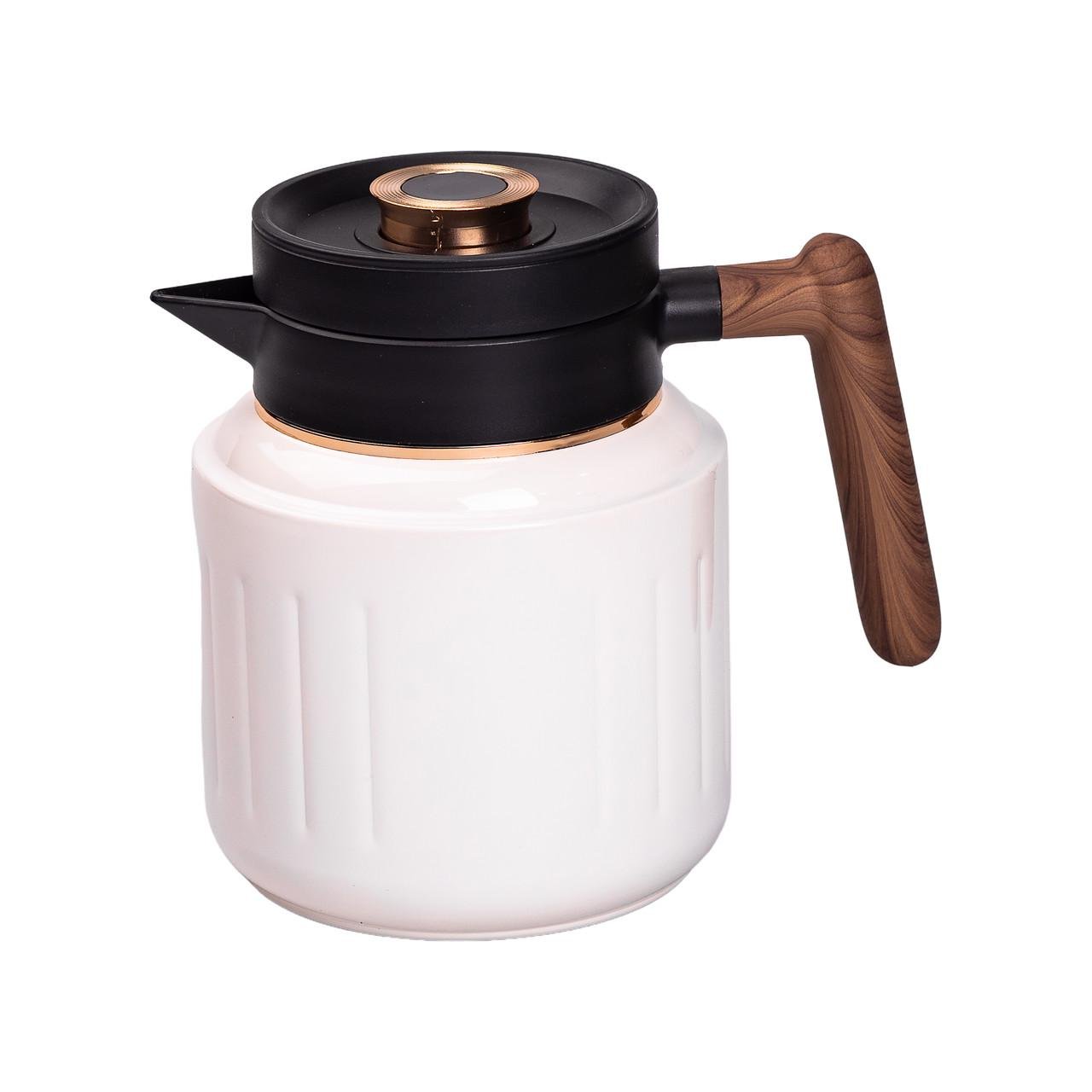 Чайник-термос с заварником и датчиком температуры 1 л Белый (HP-14-51W) - фото 2