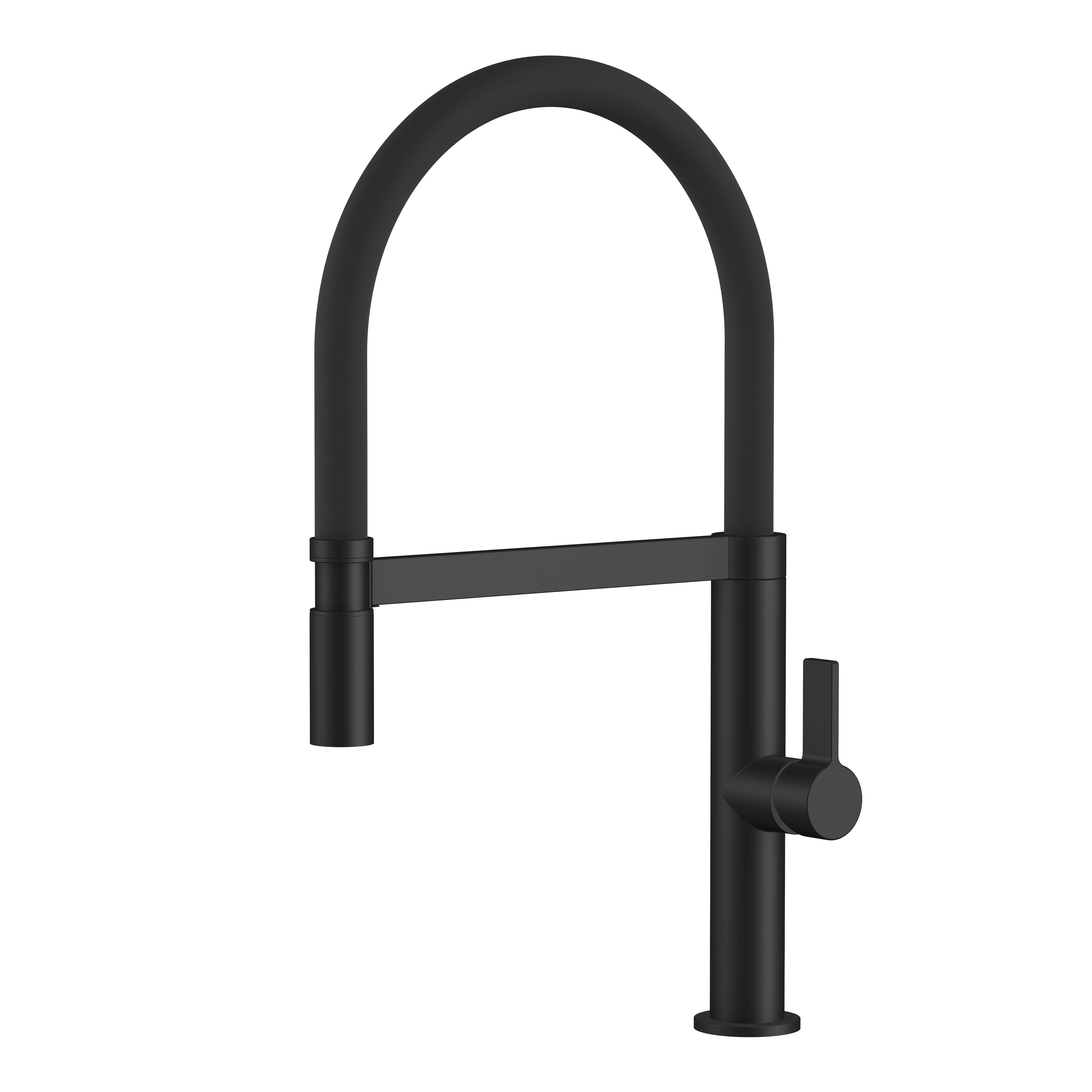 Смеситель для кухни Lixio Neo Черный матовый (23733)