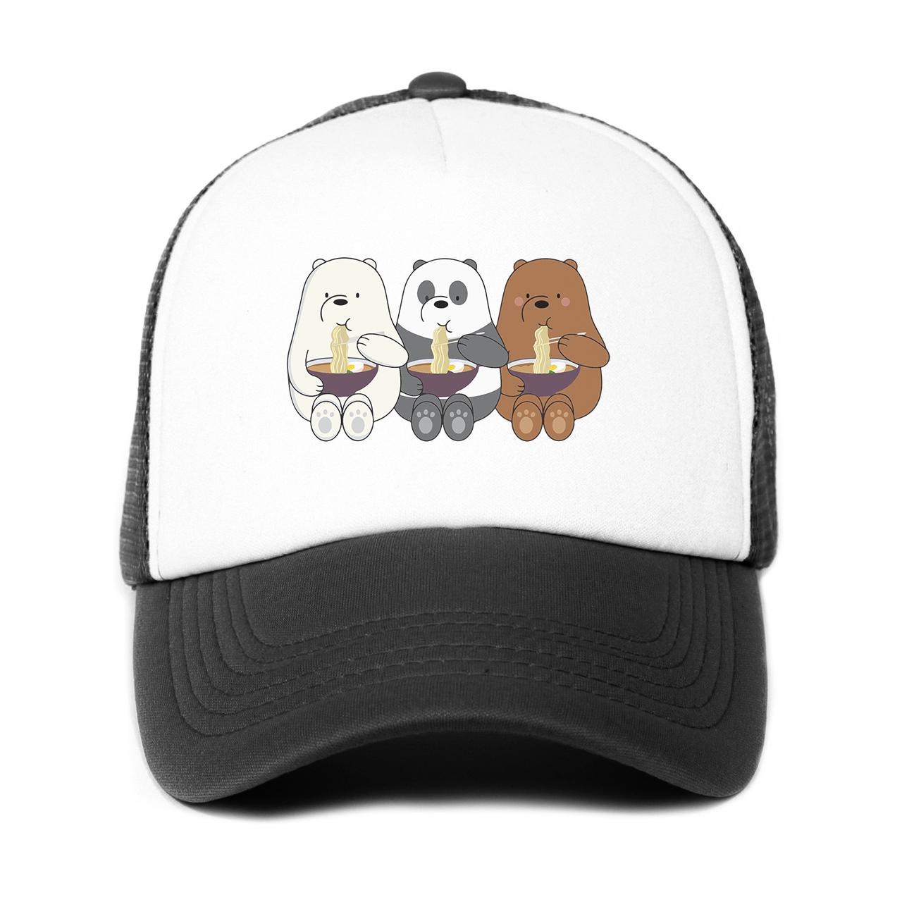 Кепка тракер детская We Bare Bears Черный (33404-2897-BK)