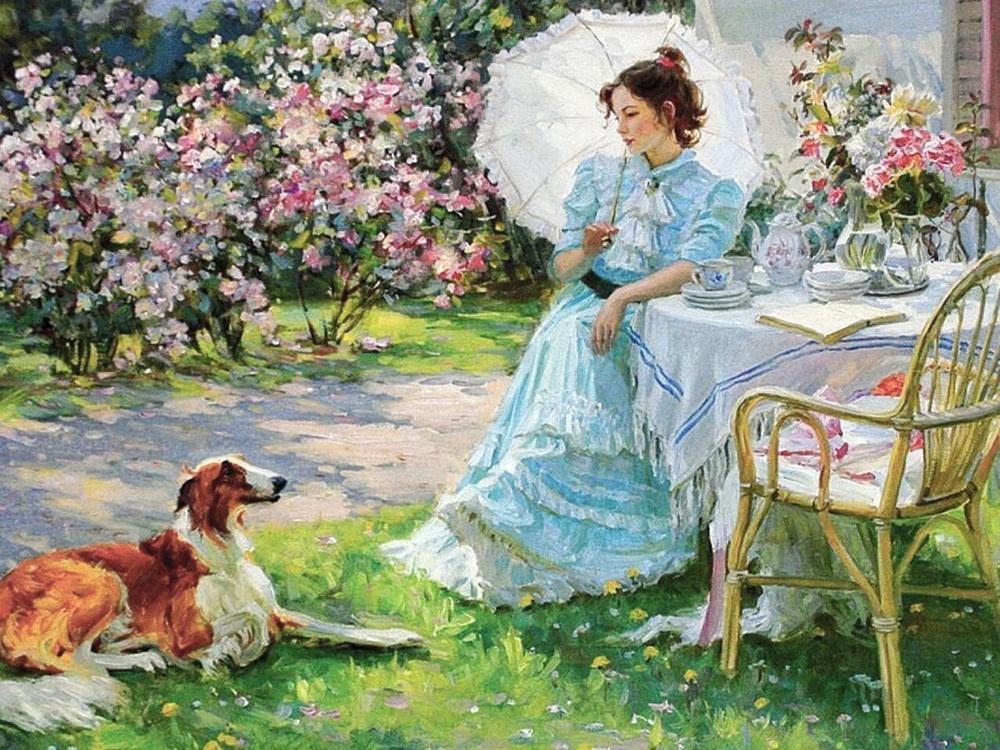 Алмазная мозаика Emerald Craft Трапеза в саду 30x40 см (23717)