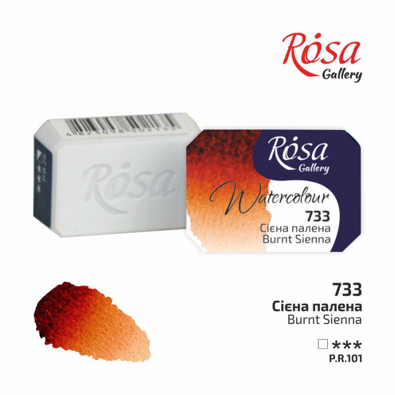 Акварельная краска ROSA Gallery кювета 2,5 мл Сиена жженая (343733)
