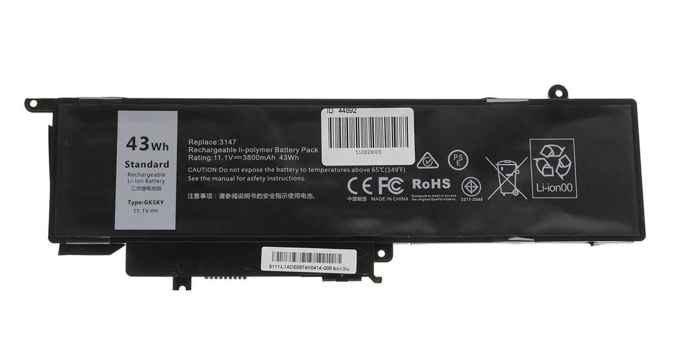 Аккумулятор для Dell Inspiron 13 7353 2-in-1 (4K8YH/GK5KY)