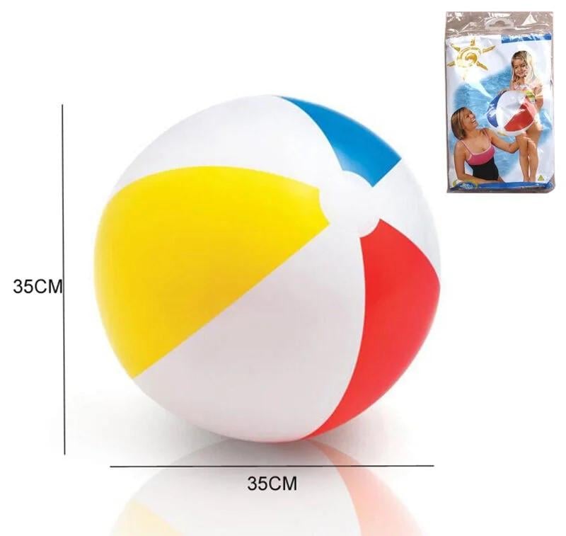 Мяч Intex 59020 NP 51 см Разноцветный - фото 2 Мяч Intex 59020 NP 51 см Разноцветный - фото 2