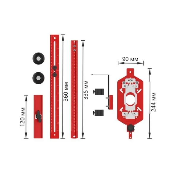 Набор для ручного фрезера (AN00388) - фото 9 Набор для ручного фрезера (AN00388) - фото 9
